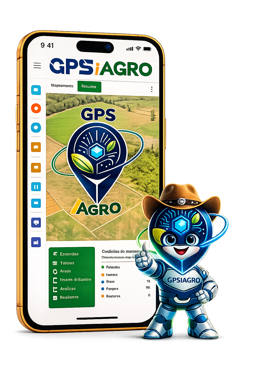 App GPSiAGRO no iPhone